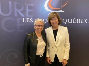 Félicitations à Céline Galipeau, lauréate du prix René-Lévesque 2025